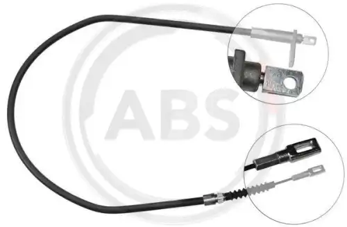 тросик ручного тормоза лев. MB K17227 A.B.S.