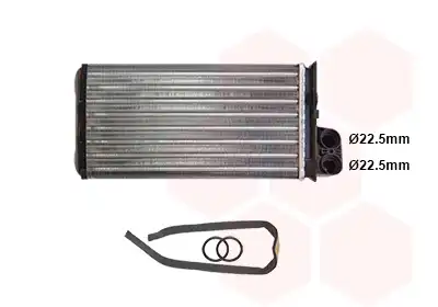 Радиатор печки VAN WEZEL 40006015