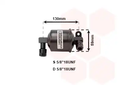 Осушитель кондиционера VAN WEZEL 4000D195