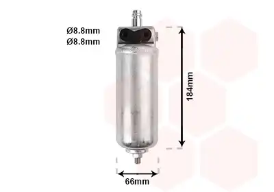 Осушитель кондиционера VAN WEZEL 4300D019