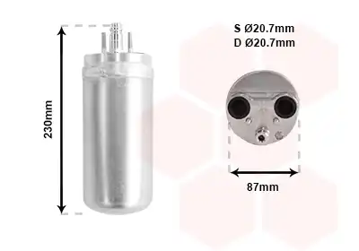 Осушитель кондиционера VAN WEZEL 4300D350