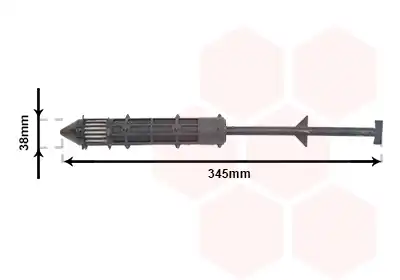 Осушитель кондиционера VAN WEZEL 7600D012