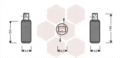 Осушитель кондиционера VAN WEZEL 4700D044