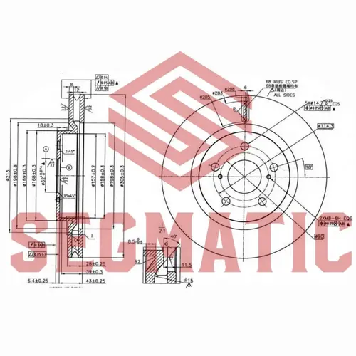 Тормозной диск SEGMATIC SBD30093524