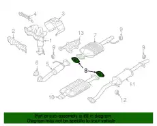 Прокладка коллектора MAZDA AJ3840305