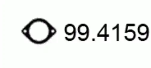 Прокладка глушителя ASSO 994.159
