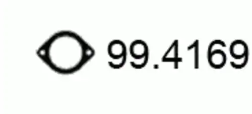 Прокладка глушителя ASSO 994.169