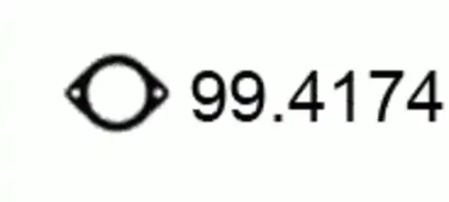 Прокладка глушителя ASSO 994.174