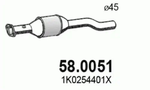 катализатор глушителя Maz 580.051 ASSO