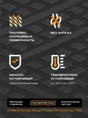 Коврик в багажник REZKON 5920015500