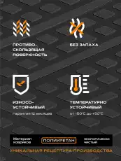 Коврик в багажник REZKON 5939045400