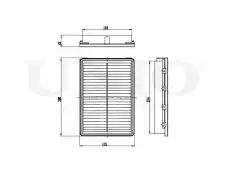 Фильтр воздушный UNIO FLT-10028
