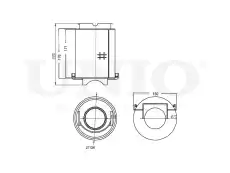 Фильтр воздушный UNIO FLT-10035