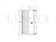 Фильтр воздушный UNIO FLT-10078