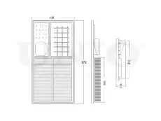 Фильтр воздушный UNIO FLT-10151