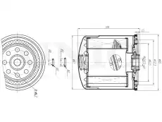 Топливный фильтр UNIO FLT-50006