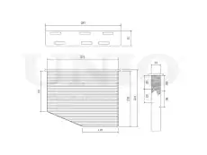 Салонный фильтр UNIO FLT-40053