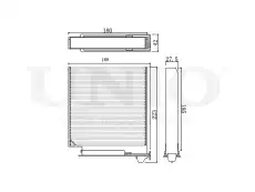 Салонный фильтр UNIO FLT-40071C