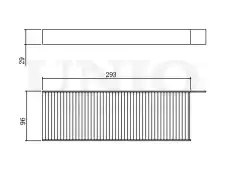 Салонный фильтр UNIO FLT-40133C