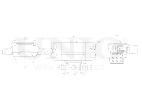 Подушка крепления двигателя UNIO RMP-15018