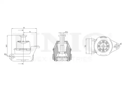 Подушка крепления двигателя UNIO RMP-15028