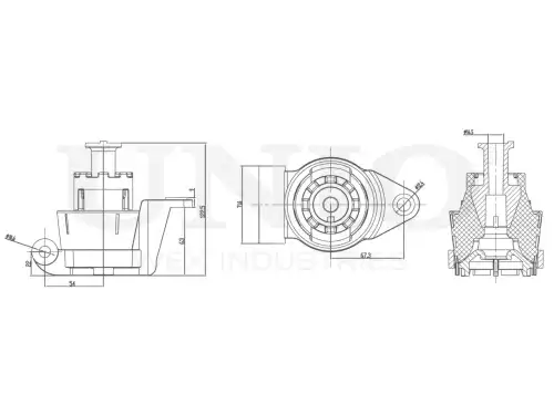 Подушка крепления двигателя UNIO RMP-15029