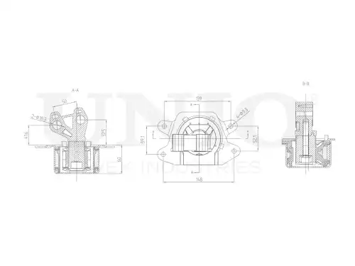 Подушка крепления двигателя UNIO RMP-15030