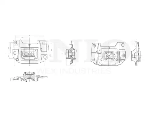 Подушка крепления двигателя UNIO RMP-15036