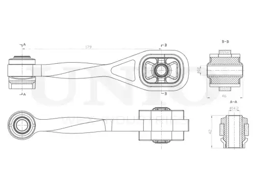 Подушка крепления двигателя UNIO RMP-15040