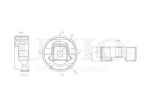 Подушка крепления двигателя UNIO RMP-15043
