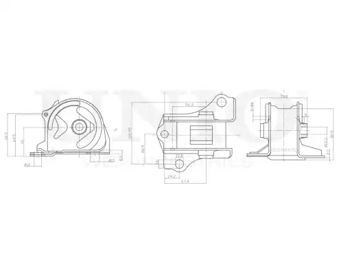Подушка крепления двигателя UNIO RMP-15053