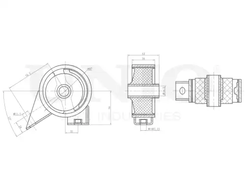 Подушка крепления двигателя UNIO RMP-15058