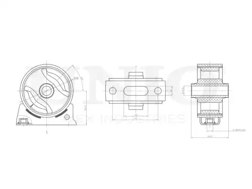 Подушка крепления двигателя UNIO RMP-15072