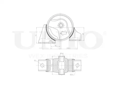 Подушка крепления двигателя UNIO RMP-15084
