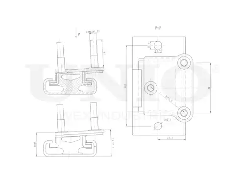 Подушка крепления двигателя UNIO RMP-15090