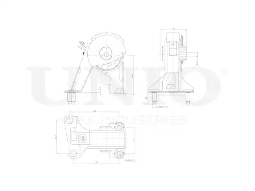 Подушка крепления двигателя UNIO RMP-15111