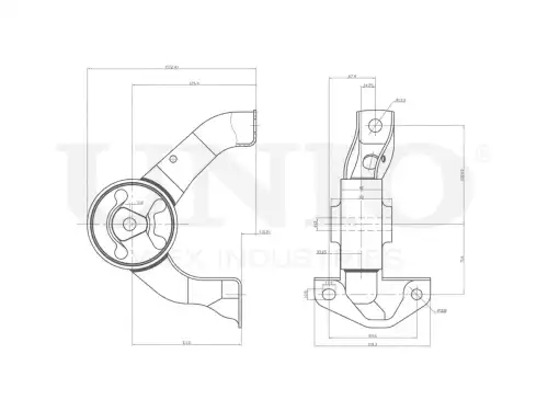 Подушка крепления двигателя UNIO RMP-15113