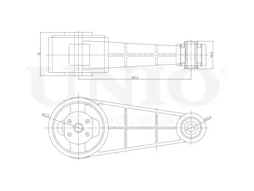 Подушка крепления двигателя UNIO RMP-15116
