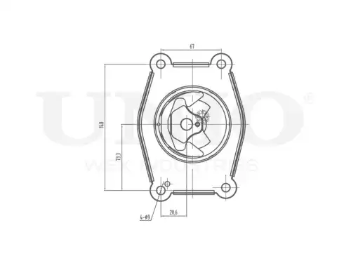 Подушка крепления двигателя UNIO RMP-15134