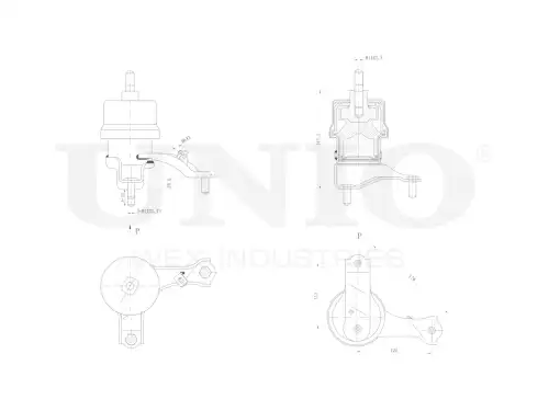 Подушка крепления двигателя UNIO RMP-15147