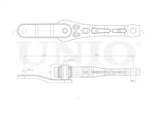Подушка крепления двигателя UNIO RMP-15150
