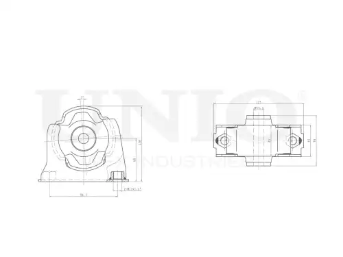 Подушка крепления двигателя UNIO RMP-15151
