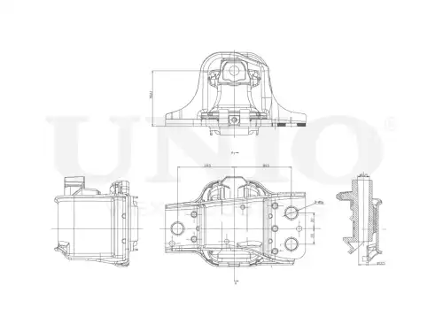Подушка крепления двигателя UNIO RMP-15161