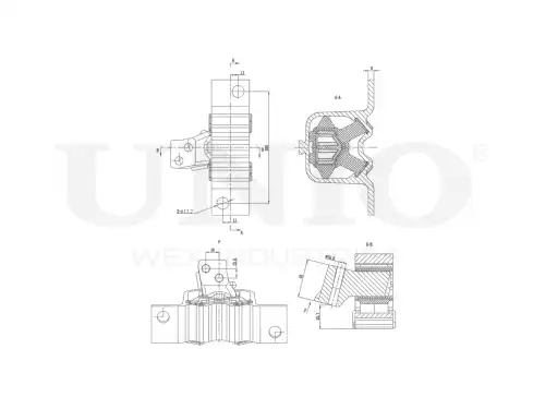 Подушка крепления двигателя UNIO RMP-15162