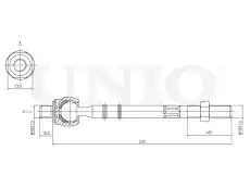 Рулевая тяга UNIO SSP-30028