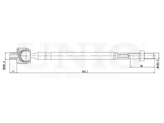 Рулевая тяга UNIO SSP-30050