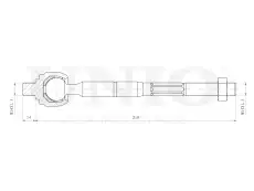 Рулевая тяга UNIO SSP-30069