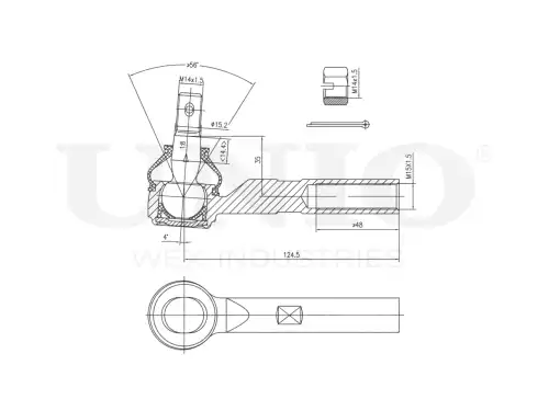 Рулевой наконечник UNIO SSP-10002