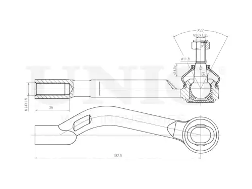 Рулевой наконечник UNIO SSP-10010