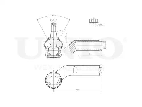 Рулевой наконечник UNIO SSP-10022